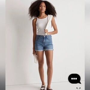 Madewell High Rise Denim Short size 24